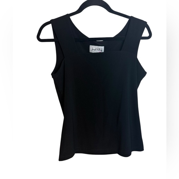 Joseph Ribkoff Classic Black Square Neck Essential Stretch Cami - Picture 2 of 6